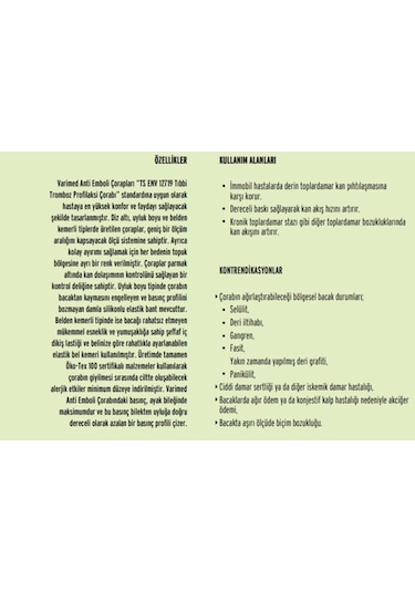 Diz Üstü Anti Embolizm Hafif Basınç Varis Çorabı Emboli Çift