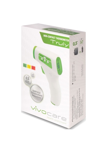 Truly Vivocare Temassız Ateş Ölçer Yeşil