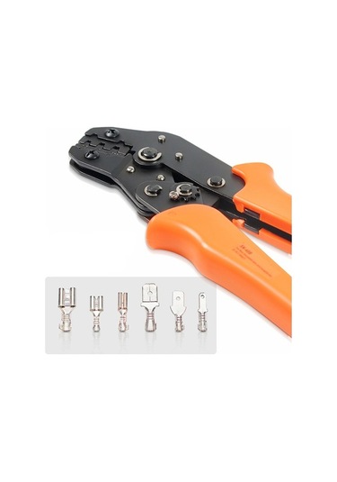Tongxida Sn-48b Çelik Ergonomik Kollu Çıkrık Aleti Seti 0.5-2.5mm² + 270 Adet Terminal