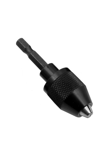 Tenfowee 0.3-6mm Tutma Aralığı 1/4" Hex Kolu Uyumlu, Akülü Tornavida'dan Matkap/değiştirici Uyumlu Çelik Adaptör Gümüş