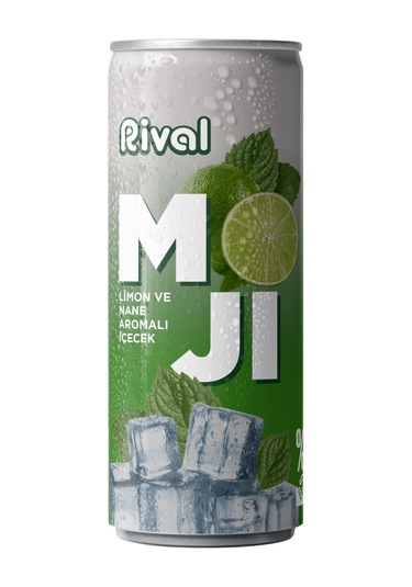 Rival Moji Limon Ve Nane Aromalı Gazlı İçecek 250 Ml 12'li