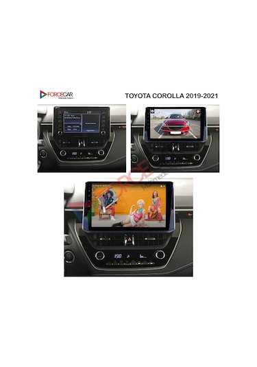 TOYOTA COROLLA 2019_2021 ANDROİD MULTİMEDYA 2_32 KABLOSUZ CARPLAY