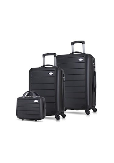 My Valice Ruby Abs 3'Lü Valiz Seti (Makyaj + Kabin + Orta Boy)