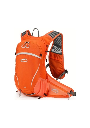 Xuweiwei Vitality Orange Hafif Katlanabilir Sirt Cantasi Outdoor Bisiklet Hiking Kamp Icin Ayarlanabilir Askilar Fermuarlı Polyester Astar Spor Stil Mavi Siyah Siyah