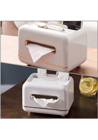 Ev Tipi Mendil Kutusu Çok Fonksiyonlu Mendil Kutusu Kullanışlı Saklama Kutusu Mendil Aksesuarı