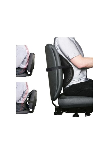 Auokit Ortopedik Bel Sırt Destek Minderi Kamburluk Önleyici Minder 2 Aadet