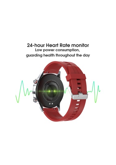Geeksen L16 Ip68 Su Geçirmez Çağrı Hatırlatıcısı Kalp Atış Hızı Monitörü Kan B Akıllı Saat (İthalatçı Garantili)