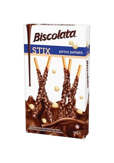 Şölen Biscolata Stix Pirinç Patlaklı 34 G