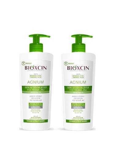 Acnium Sebum Dengeleyici Yüz Yıkama Jeli 2 X 500 Ml