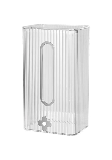 Yeşil Yumruksuz Yaratıcı Doku Kutusu Duvara Monte Kağıt Havlu Peçete Saklama Kutusu Ev Mutfak Banyo Kağıt Organizatör