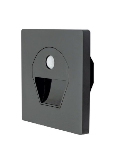 Ct-5170 1w Koridor Led Armatür Sensörlü 3200k Günışığı Işık Siyah Kasa F A'dan G'ye -sensörlü Tr Ugu Diğer