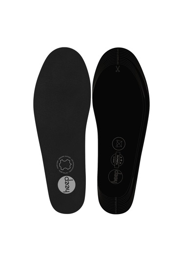 Heep Hakiki Deri Ve Anatomik Siyah 35-45 Numara Ayakkabı İç Tabanlığı Siyah