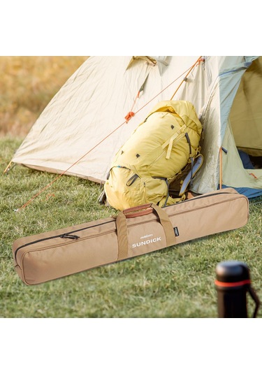 Suntek Gölgelik Direk Çantası Oxford Kumaş Piknik Kahverengi Kahverengi