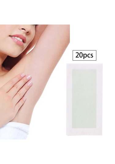 Suntek 20x Ağda Şeritleri Tek Kullanımlık Tüm Cilt Yeşil