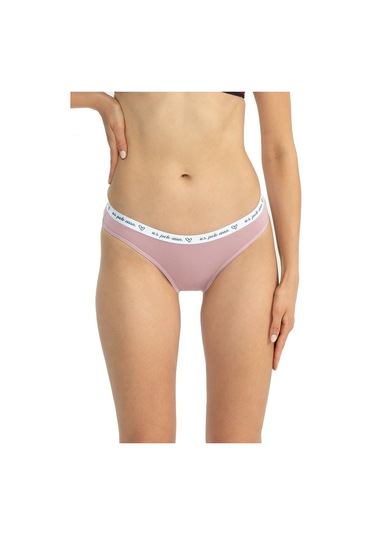 U.s Polo Assn. 66436 Kadın Karışık Desen Pamuklu 3'lü Slip Külot-gülkurusu Gül Kurusu