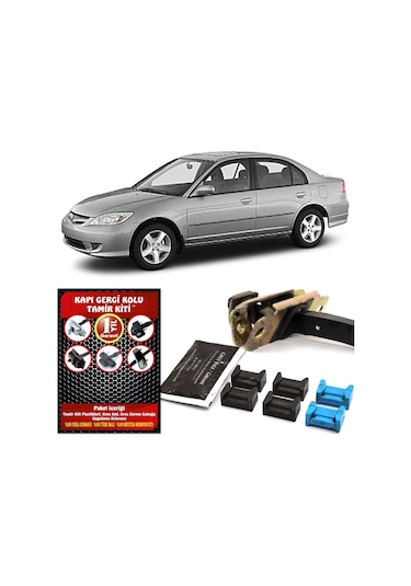 Barrer Honda Civic VTEC LS ES Kapı Gergi (Limitör)Tamir Kiti 2 Kapı Set