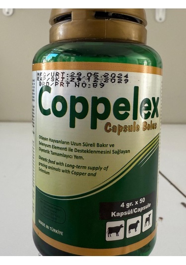 Coppolex Capsule Bolus 50 Kapsül Bakır Ve Selenyum Bolus