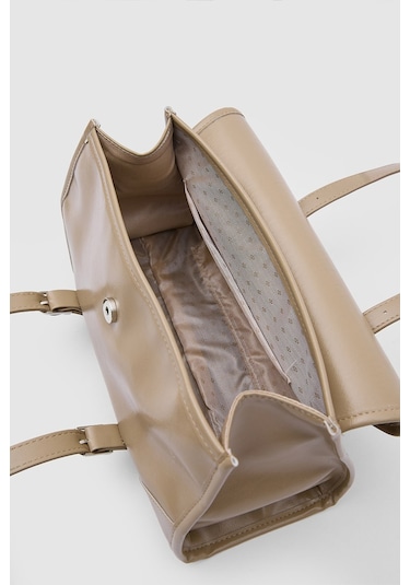 Shule Bags Lue Vintage Baget Çanta Bej