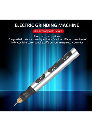 Symbee Kablosuz Mini El Gravür Kalemi - 3 Hızlı, 34 Uçlu, Tırnak Ve Ahşap İşleme İçin