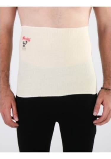 Hasyün Ince Korse Yün Süper Ince Bel Korse Unisex Ekru