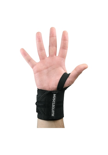 Musclecloth Pro Wrist Wraps Siyah