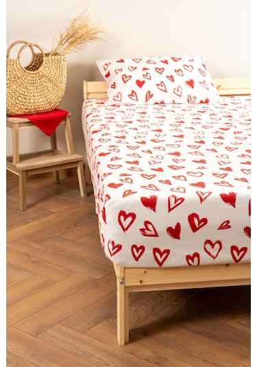 Soley Mix & Match Lover %100 Pamuk Tek Kişilik Çarşaf Seti