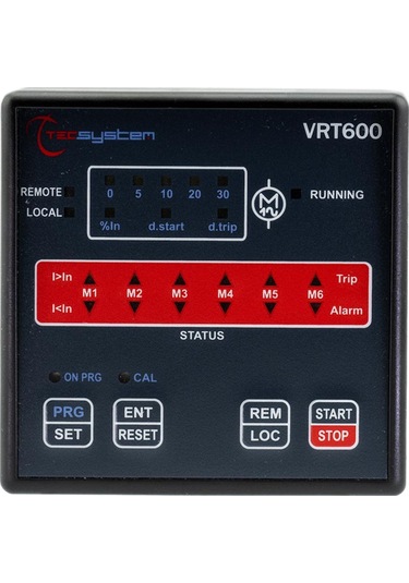 Vrt600 Zorunlu Havalandırma Sistemleri Sıcaklık Kontrol Ünitesi 6 Fan Çıkışlı Led & Fault Röleli
