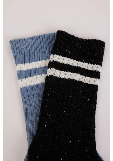 DeFacto Erkek 2'li Pamuklu Kışlık Bot Çorabı D1585AXNSKR1