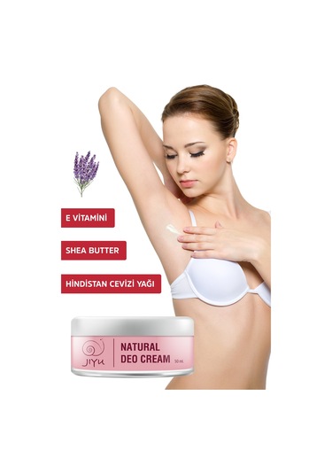Jiyu Ter Kokusu Önleyici Doğal Krem Deodorant 50 ML