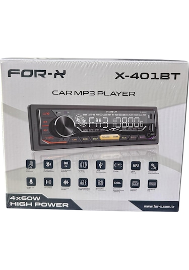 For-x X-401bt Oto Teyp 2025 Yeni Model