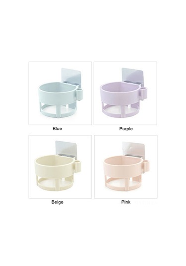 Kosona Banyo Saç Kurutma Makinesi Rafı - Delme Yok, İz Olmayan Yapışkan, Stoklu Satış, Kuzey Avrupa Beji, Abs Malzeme Diğer