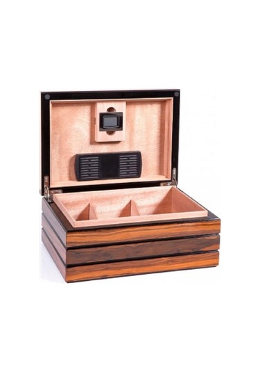 Parmida Humidor Puro Saklama Kutusu - Siyah/kahverengi 0165