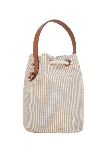 Th Premıum Beach Le Bucket Kadın Bej Çanta - Aw0aw17215 Bej