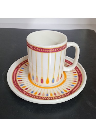 Konak Züccaciye Kahve Fincan Tak. 6 Lı Ary-desen Desenli