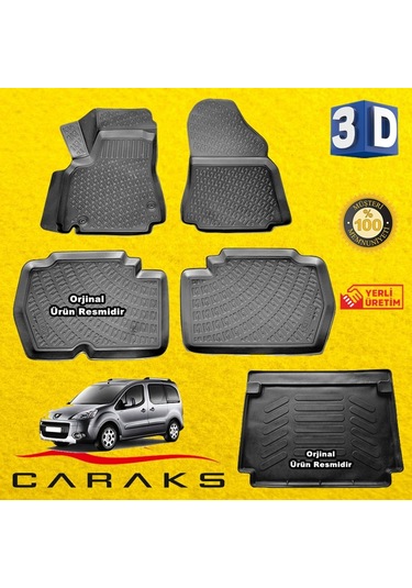 Partner Tepee 110 3D Havuzlu Paspas+Bagaj Havuz 2008-2020 Arası