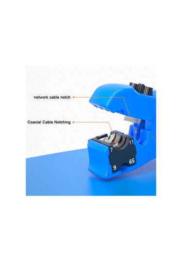 Kosona "çok Amaçlı Kablo Soyma Pensesi - Rg59, Rg6, Rg11 Ve Düz Kablolar İçin Ergonomik Tasarım"