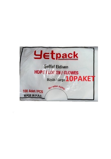 Şeffaf Poşet Eldiven Large 1000 Adet