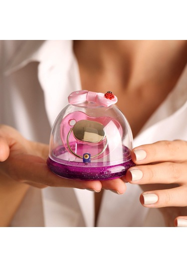 Sembol Gold 14 Ayar Sade İsim Yazılabilen Tasarım Altın Emzik