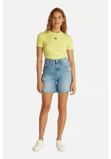 Calvin Klein Kadın Şort-j20j225513 Denim
