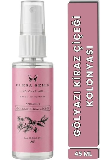 Gölyazı Kiraz Çiçeği Kolonyası, Sprey Başlıklı, 45 Ml, 80
