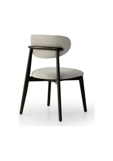 Polo Ahşap Bohem Sandalye Siyah - Krem