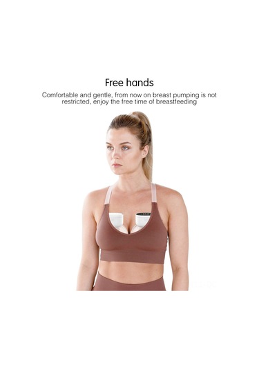 Qingmipy Kablosuz Emzirme Pompası - My-376, 180ml Kapasiteli, 9 Kademeli Emme, 3 Modlu, Sessiz Ve Taşınabilir Beyaz Model