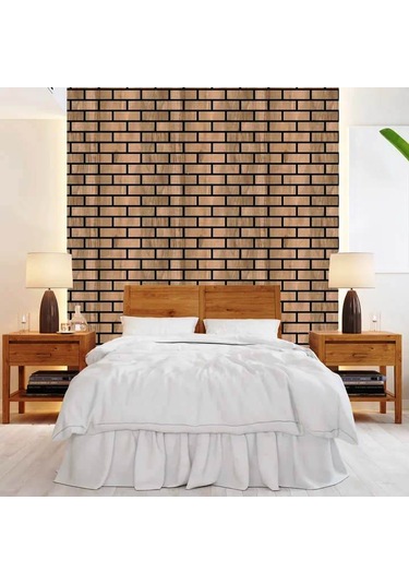 Winflex Eko Tuğla Akustik Ahşap Panel Savana Meşe