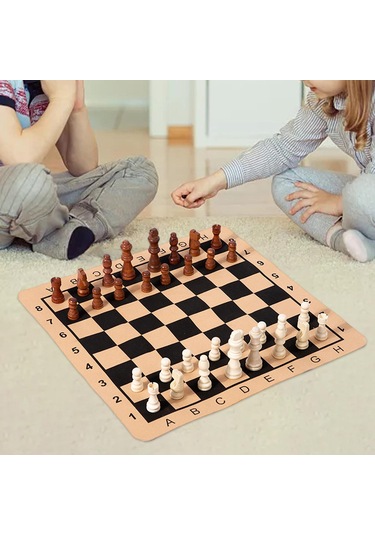 Dolıty Taşınabilir Satranç Seti Masa Oyunu Eğlence 15 Oyuncak