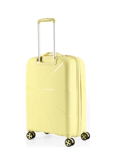 Ççs 5264 Polipropilen Büyük Boy Valiz Sari