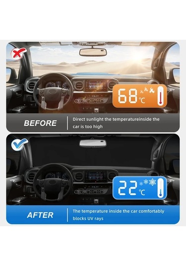 Dashanshop 1 Adet 2018-2024 Toyota Rav4 Ön Cam Güneşlik, Uv Koruma, Yazlık Araç Aksesuarı