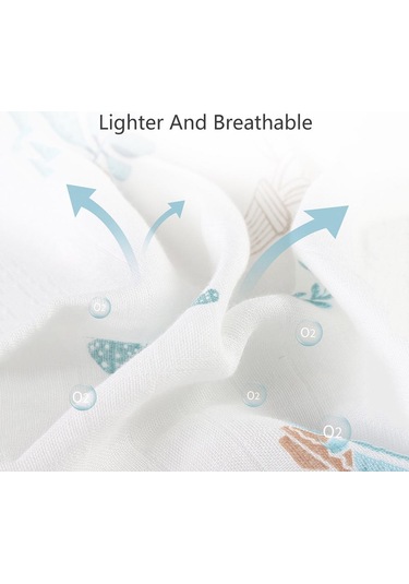 İnsular Müslin Kundak Battaniye Bambu Elyafı Ve Pamuk Bebek Battaniyeleri Yumuşak Ve Nefes Alabilir Taşınabilir Beyaz