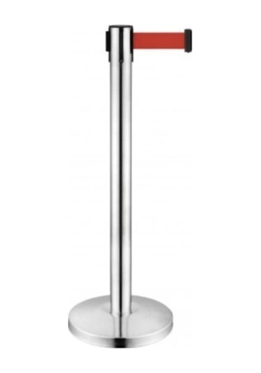 2 Adet Krom Şerit Bariyer 3mt , Yönlendirme Bariyeri, Şerit Bariyer, Protokol Bariyeri