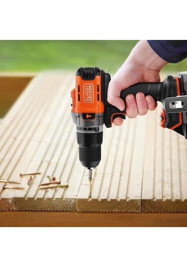 Black&Decker Powerconnect BCD383D2XK-QW 2x2 AH Çift Akülü Darbeli Matkap Set