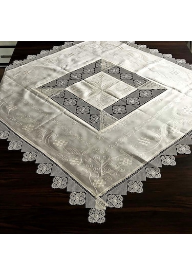 Çeyizlik Ipek Dokuma Iğne Oyalı Fiskos %100 Ipek El Işçiliği